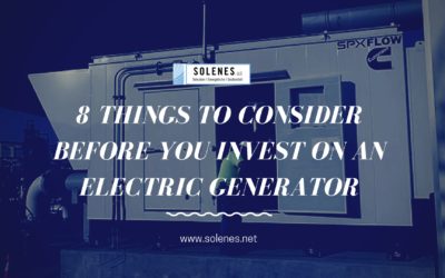 8 things to consider before you invest on an electrical generator for your business.